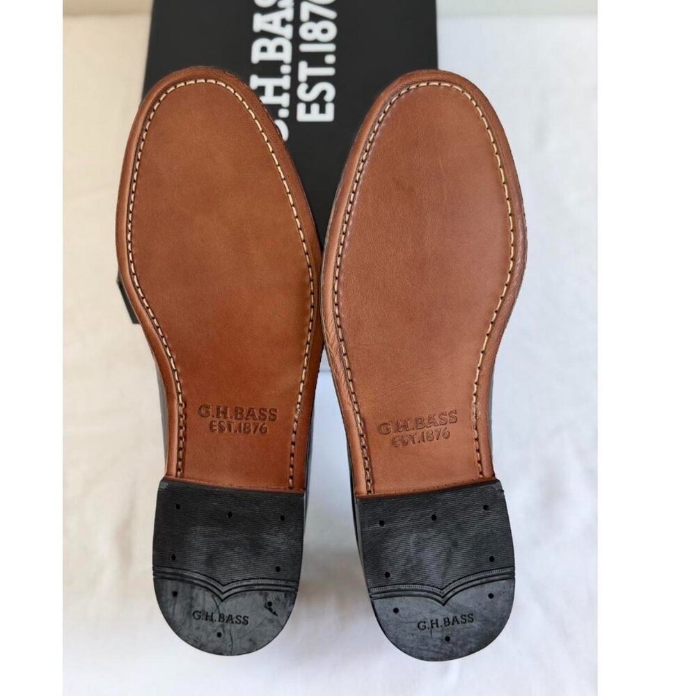 Madewell x G.H.BASS Larson Weejuns Loafers in Black Dark Brown, Size 9.5 - Picture 9 of 9